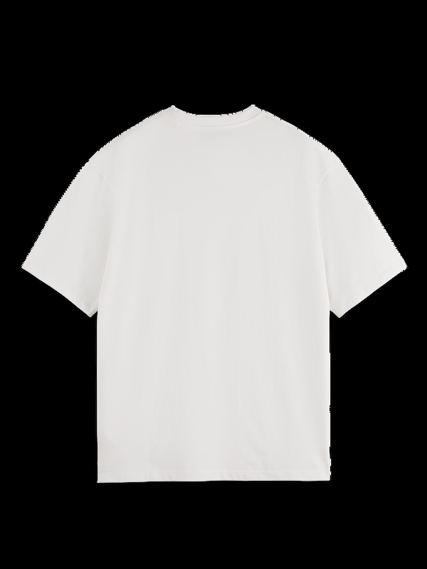 Scotch & Soda Core - T-shirt Met Losse Pasvorm En 3 Kruisen