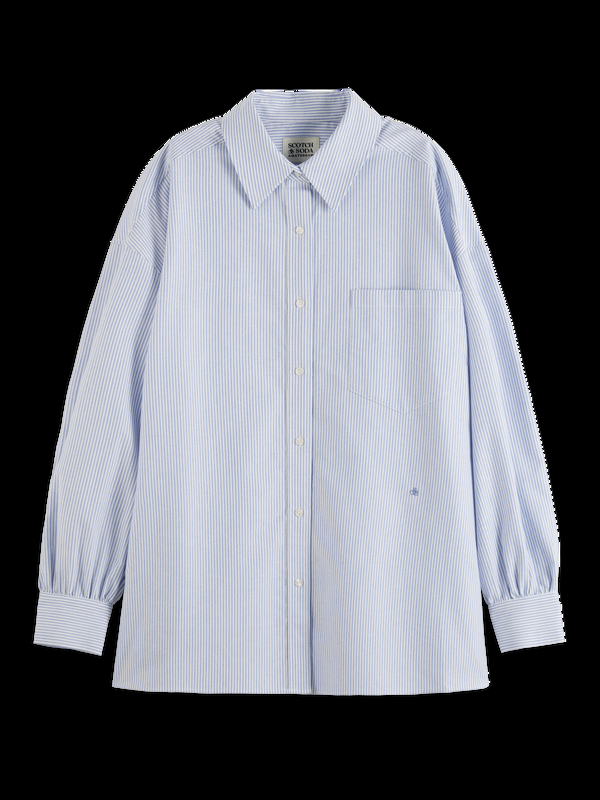 Scotch & Soda Core Vriendin Oxford Gestreept Overhemd