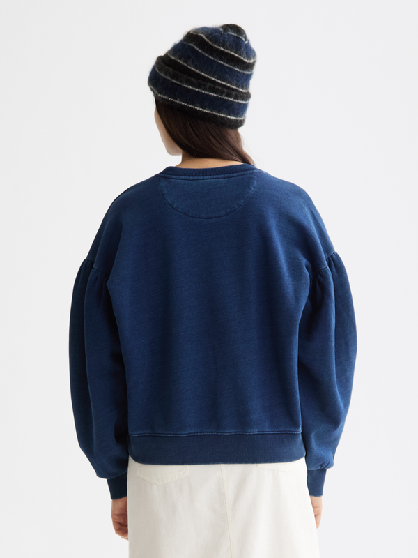 Scotch & Soda Crew Neck Sweatshirt With Balloon Sleeves