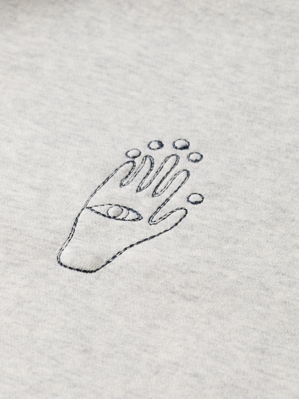 Scotch & Soda EMBROIDERED RAGLAN RELAXED FIT SWEATSHIRT