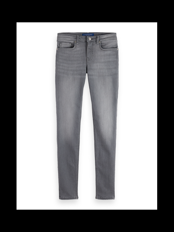 scotch & soda Essentials Bohemienne mid rise skinny jeans - Grey Roots