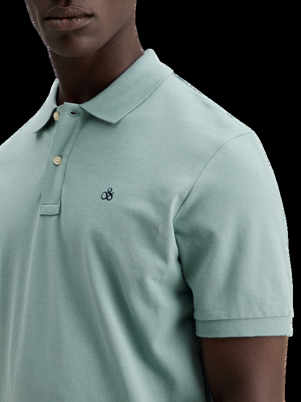 Scotch & Soda Essentiële Piquépolo Van Biologisch Katoen