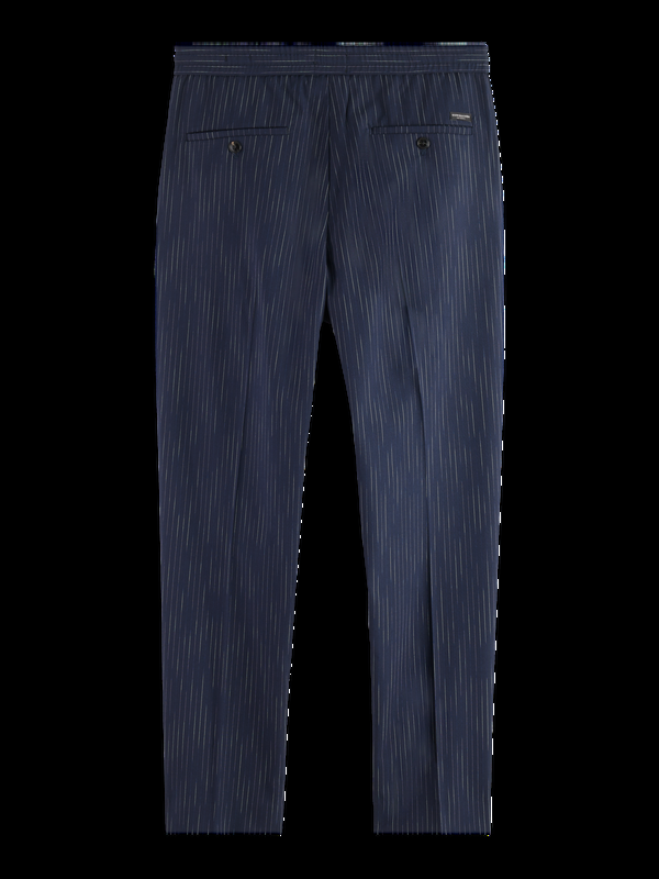 Scotch & Soda Finch-space-dye Joggingbroek Met Krijtstreep