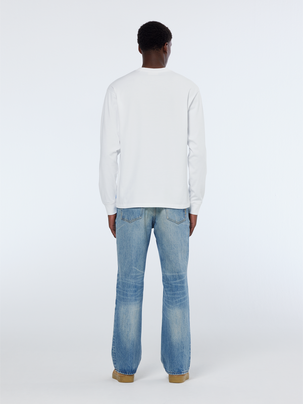 Scotch & Soda Front Artwork Relaxed Fit Long Sleeve T-shirt