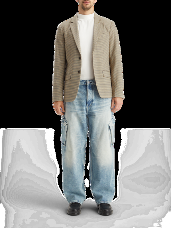 scotch & soda Garengeverfde blazer met enkele rij knopen