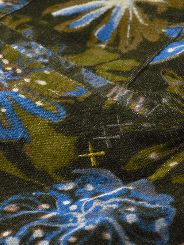 Scotch & Soda Geplooide Losse Taps Toelopende Fluwelen Joggingbroek Met Print