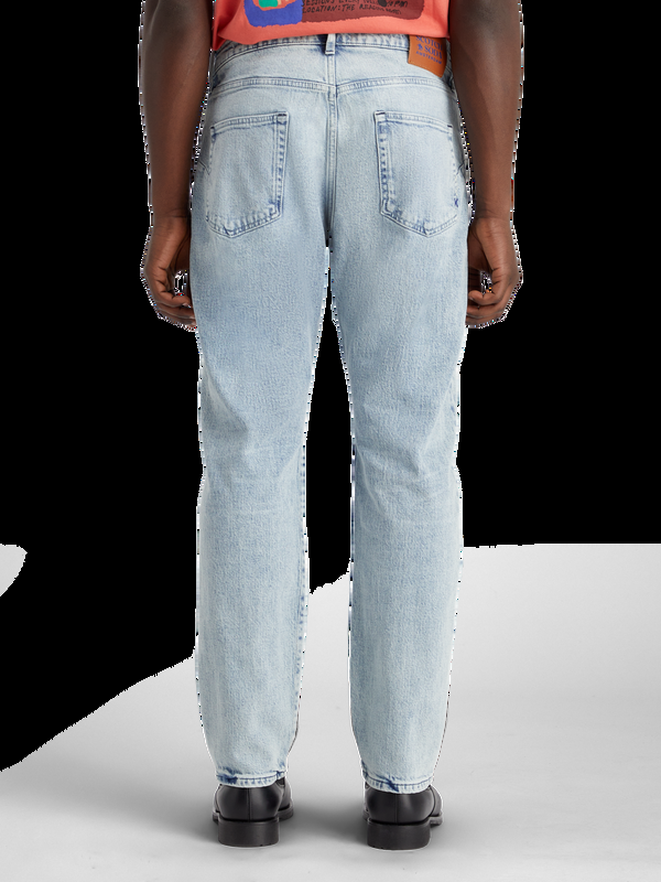 Scotch & Soda Kern Van Het Verhaal Van De Zee Straight Jeansblauw