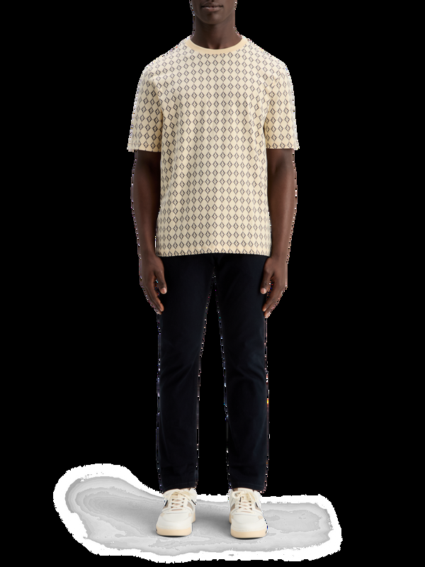 scotch & soda Mini-T-shirt met all-over print in normale pasvorm