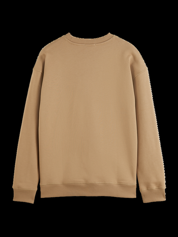 Scotch & Soda Omgekeerd Sweatshirt Van Badstof Met Colourblocking