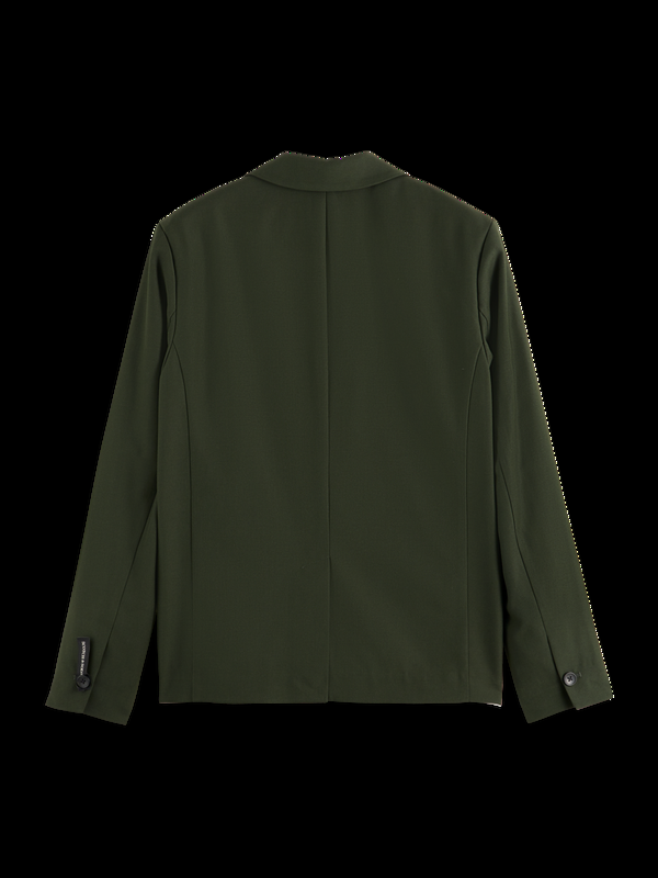 Scotch & Soda Ongeconstrueerde Relaxte Blazer Van Wolmix