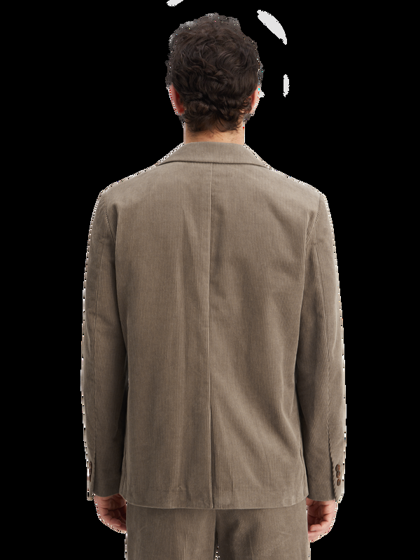 Scotch & Soda Ongeconstrueerde Relaxte Corduroy Blazer Met 3 Knopen