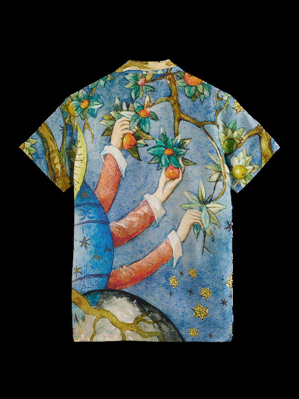 Scotch & Soda Overhemd Met Print Van Embassy Of The Free Mind