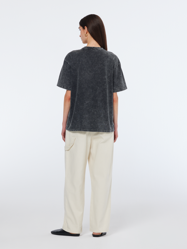 Scotch & Soda Raine - High Rise Wide Leg Embroidered Pant