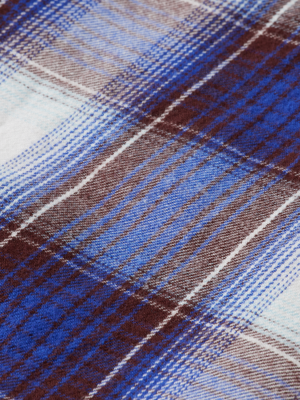 Scotch & Soda REGULAR-FIT YARN-DYED CHECKED FLANNEL SHIRT