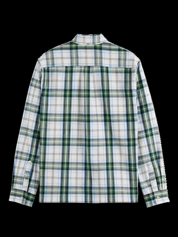 Scotch & Soda Relaxed Fit Yarn-dyed Flannel Check Shirt
