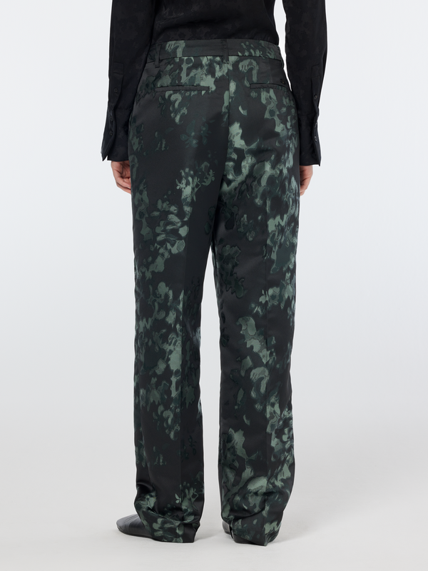 Scotch & Soda Ripple Floral Jacquard Straight Leg Pant