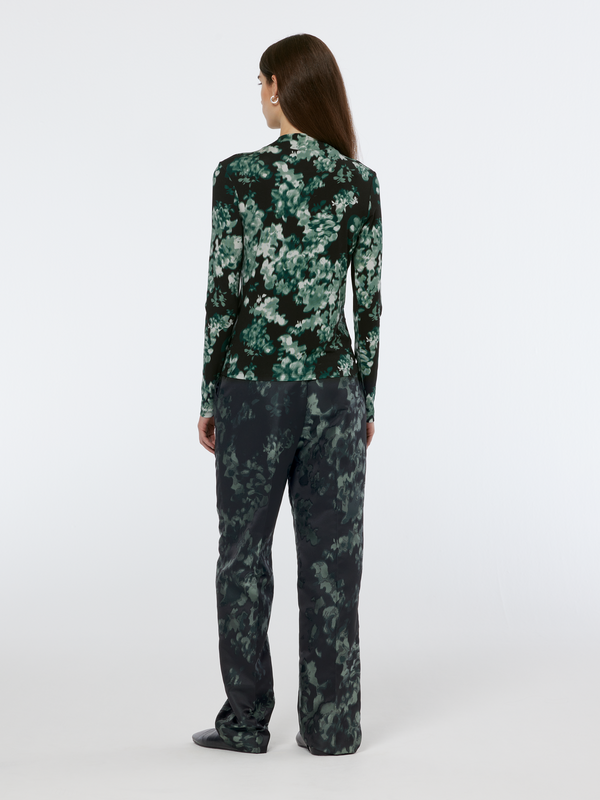 Scotch & Soda Ripple Floral Jacquard Straight Leg Pant