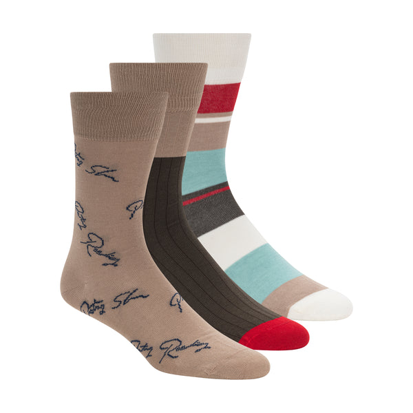 Scotch & Soda 3-PACK MEN'S PRINTED SOCKS