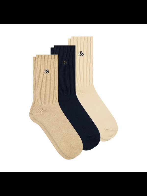 Scotch & Soda 3PACK MENS CASUAL CREW