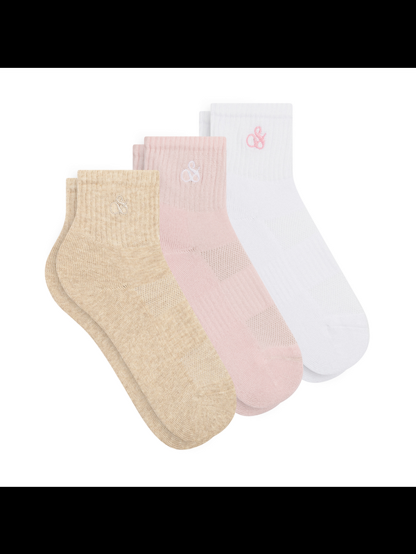 Scotch & Soda 3PACK WOMENS QTR CREW