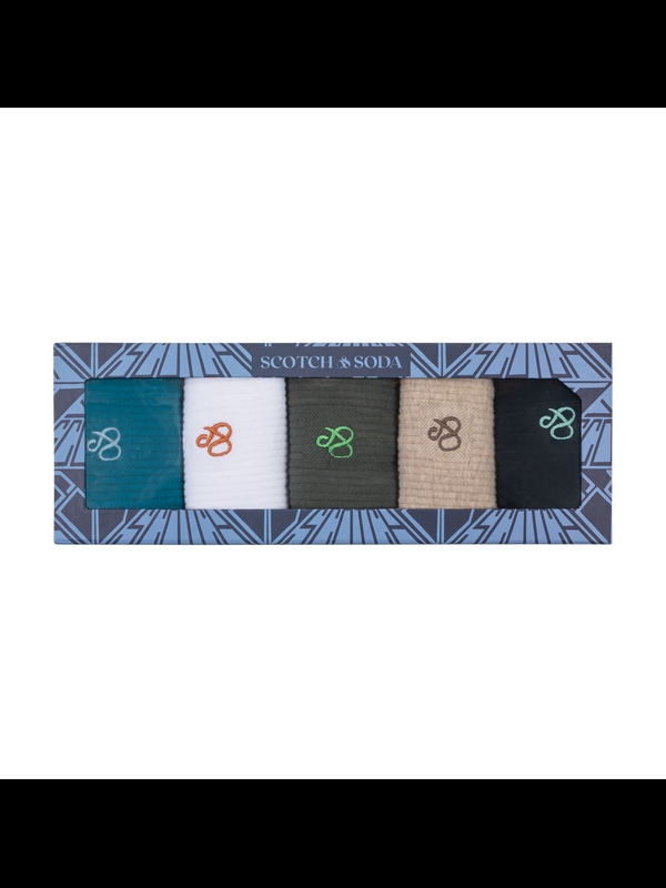 Scotch & Soda 5-PACK MEN'S COTTON BLEND SOCKS