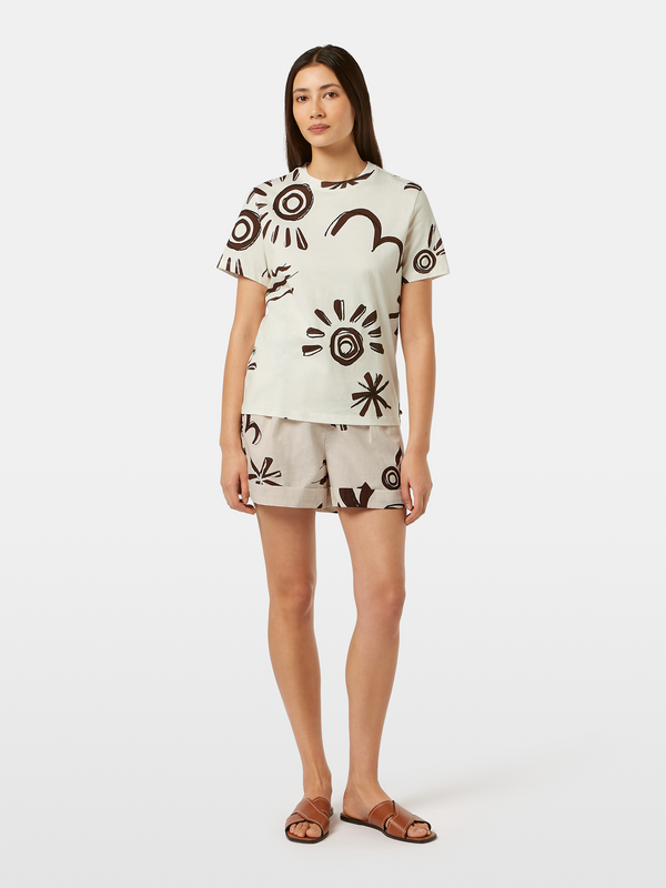 Scotch & Soda All Over Printed Regular Fit T-shirt