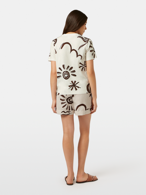 Scotch & Soda All Over Printed Regular Fit T-shirt