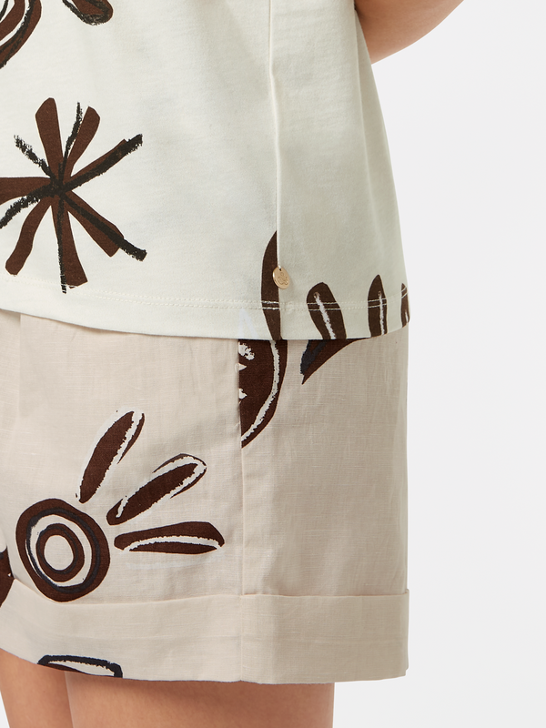 Scotch & Soda All Over Printed Regular Fit T-shirt