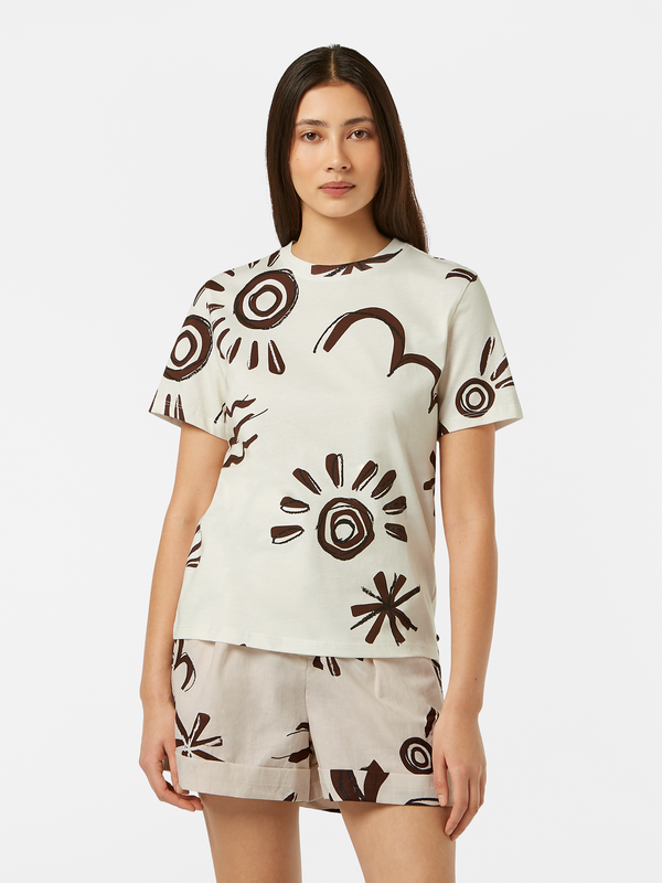 scotch & soda All over printed regular fit T-shirt