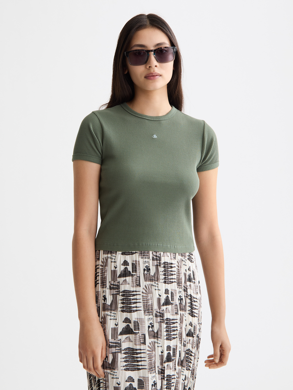 scotch & soda Baby rib T-shirt