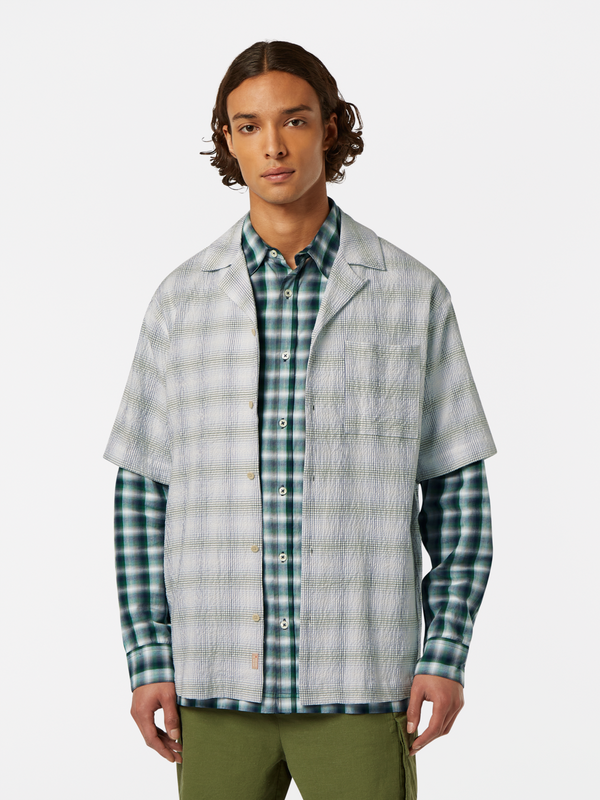 scotch & soda Checked Short Sleeve Shirt