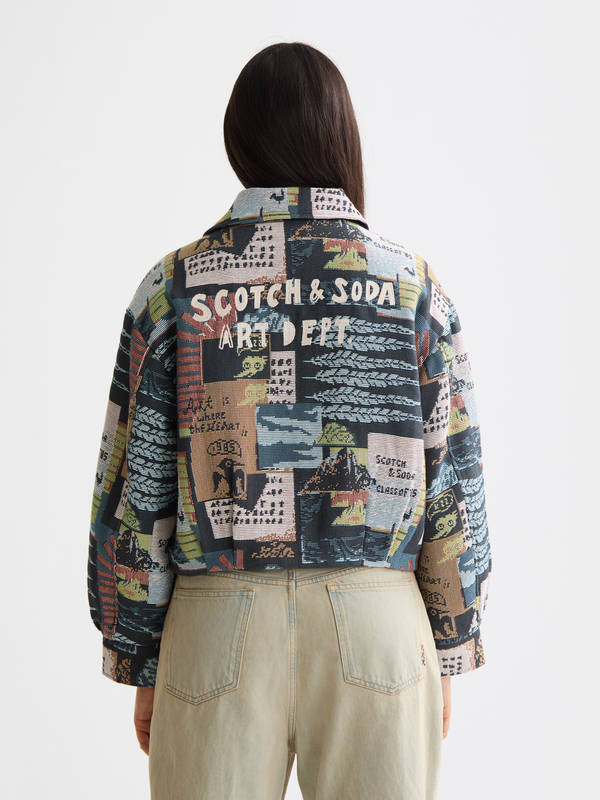 Scotch & Soda Collage Jacquard Jacket