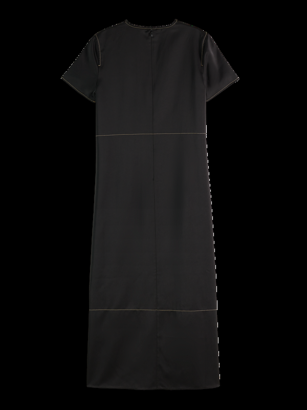 Scotch & Soda CONTRAST STITCHING SATIN DRESS
