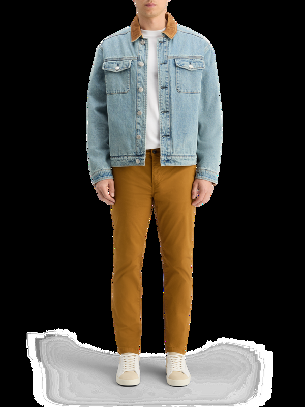 scotch & soda CORD COLLAR INDIGO TEDDY JACKET