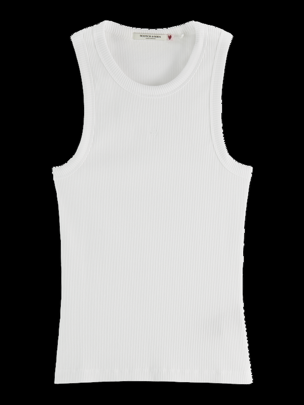 Scotch & Soda Core Rib Racertank
