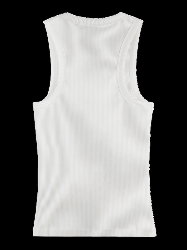 Scotch & Soda Core Rib Racertank