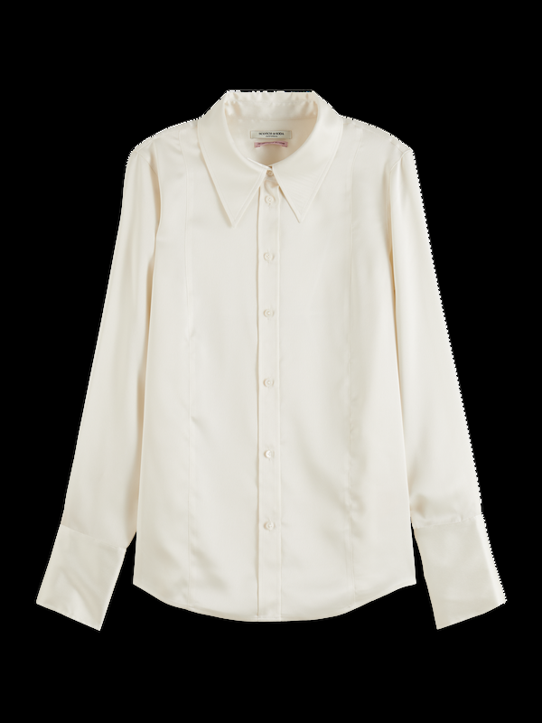 Scotch & Soda CORE SATIN SHIRT