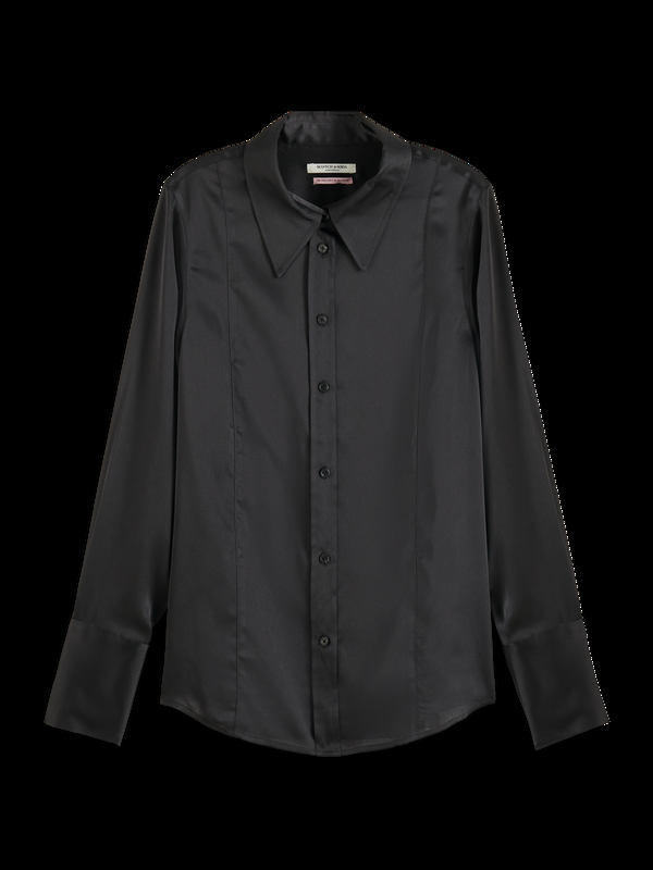 scotch & soda CORE SATIN SHIRT