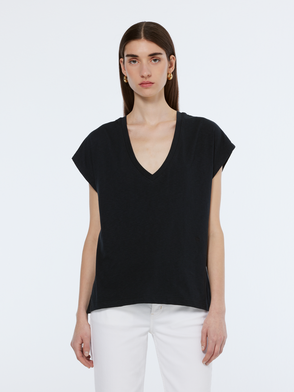 scotch & soda Core slub V-neck t-shirt