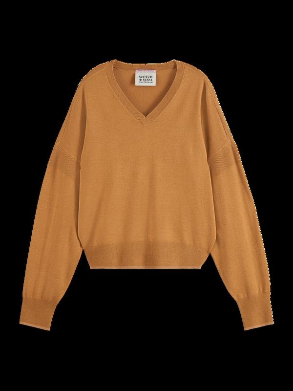 Scotch & Soda CORE V-NECK RELAXED PULLOVER