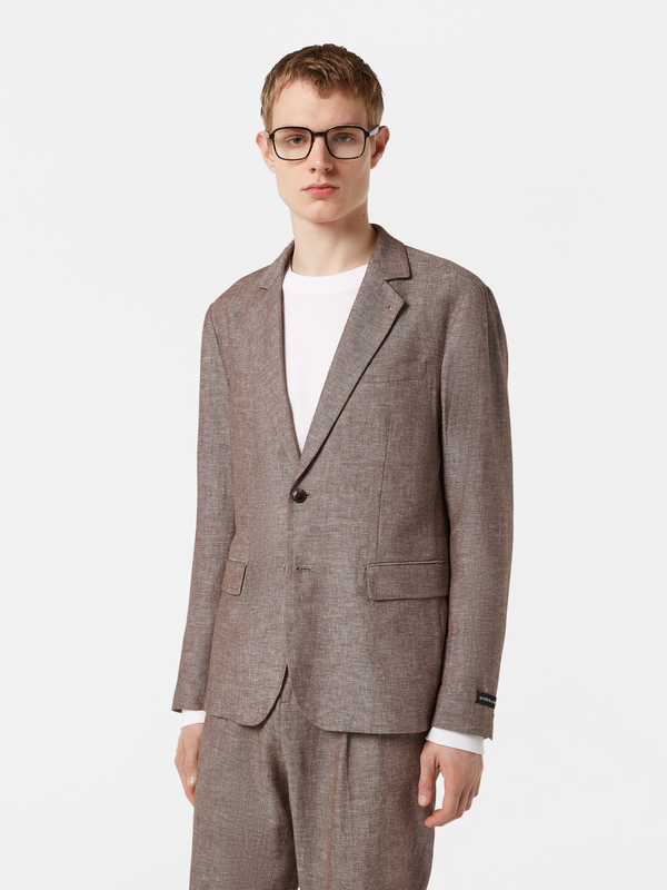scotch & soda cotton-linen blazer