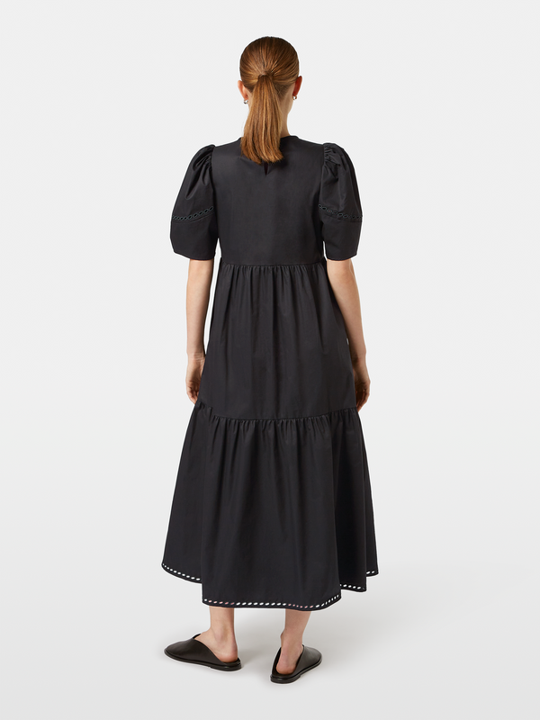 Scotch & Soda Cotton Twill Broderie Dress