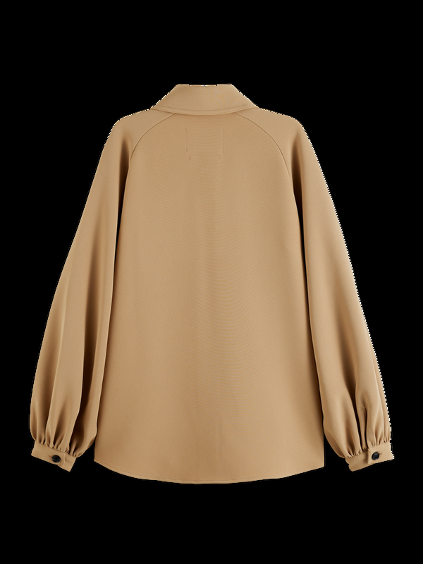 Scotch & Soda CREPE PEASANT SLEEVE OVERSHIRT