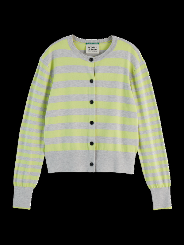 Scotch & Soda Crew Neck Relaxed Cardigan