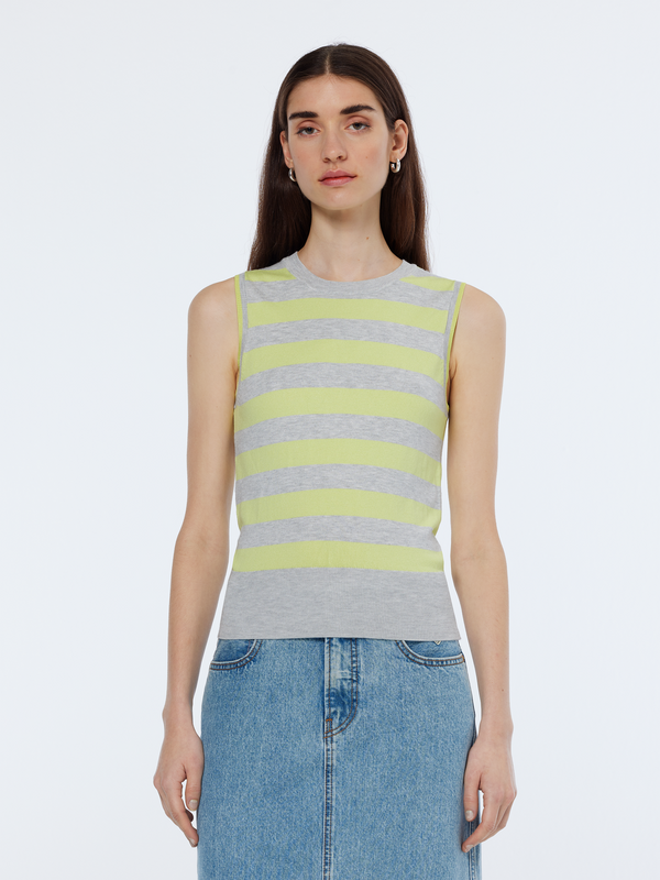 scotch & soda Crew neck relaxed knitted tank