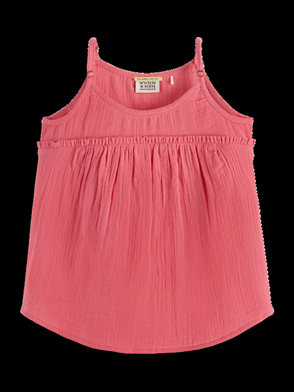 scotch & soda Crinkle Cotton Top