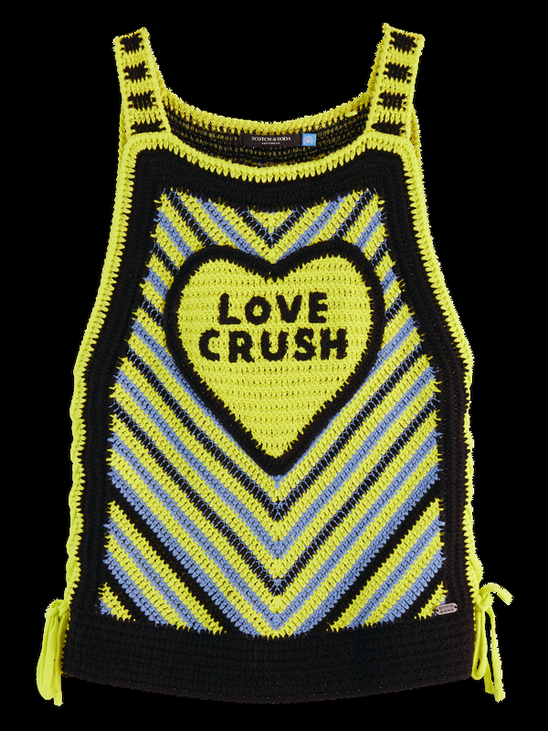 Scotch & Soda Crochet Love Crush Vest