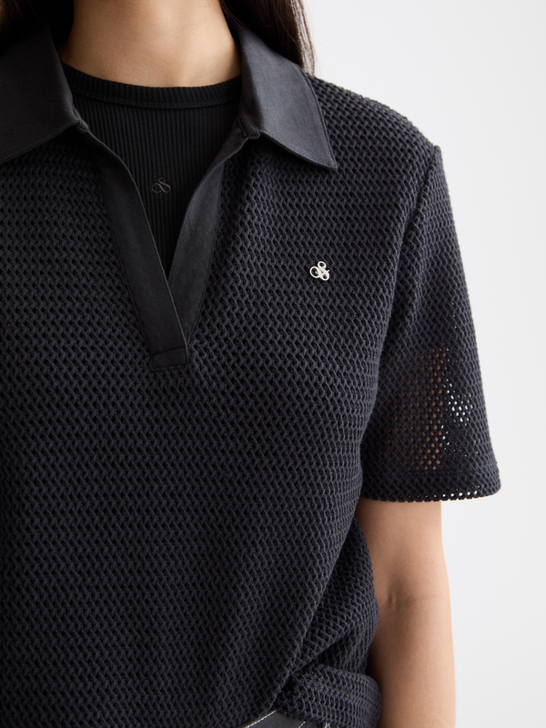 Scotch & Soda Crochet Polo