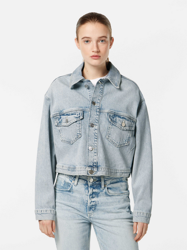scotch & soda Cropped Denim Jacket