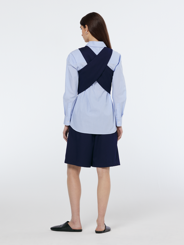 Scotch & Soda Cross Back Gabardine Twill Waistcoat